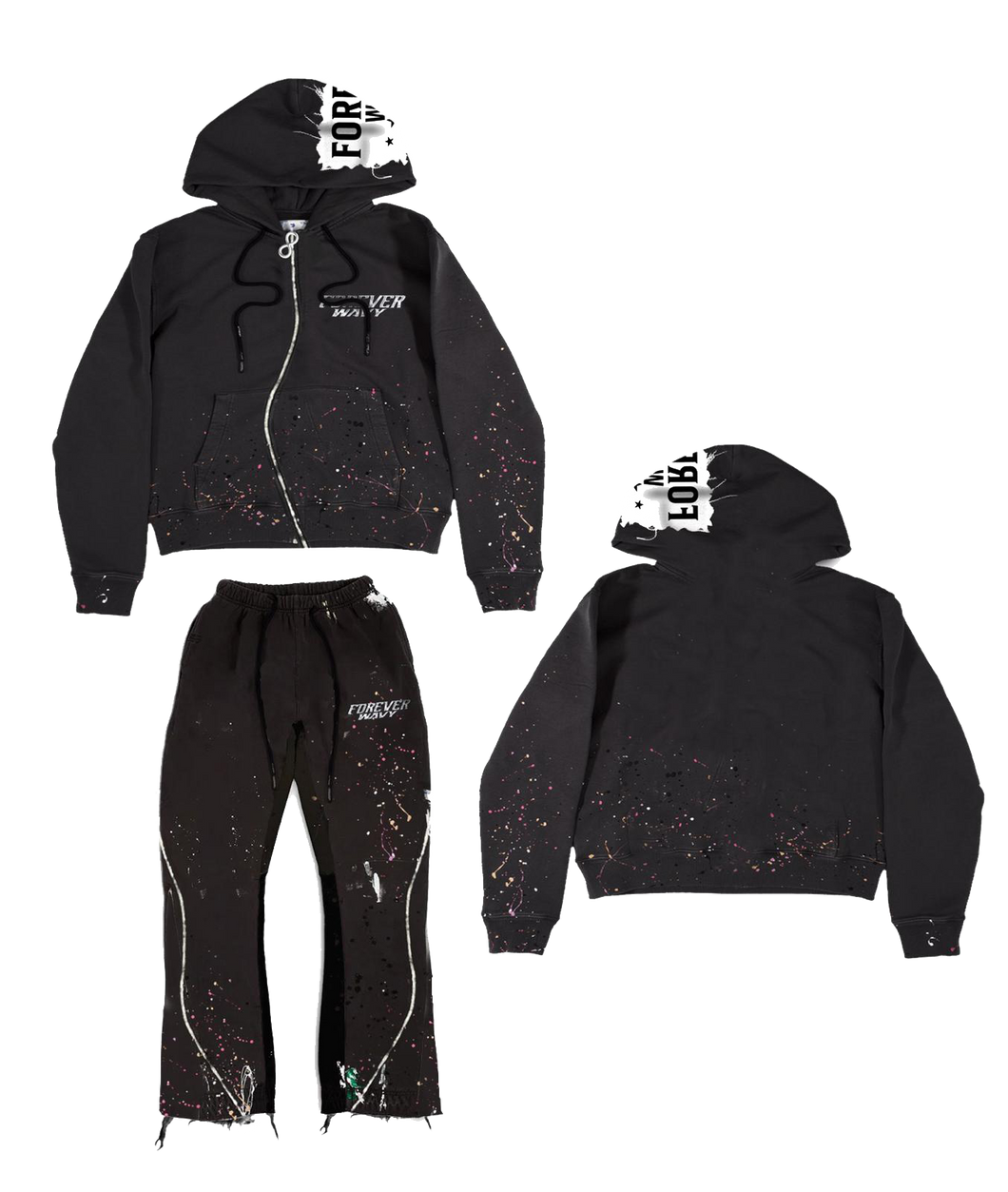 Forever Wavy Zipper Set